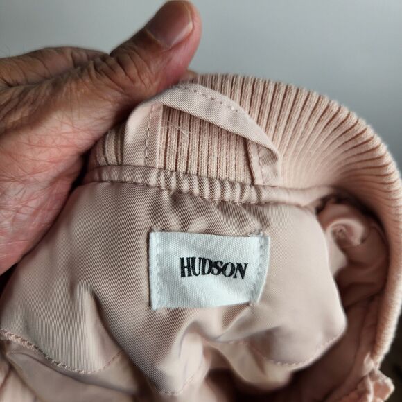 Hudson Toddler Girls Size 3T Puffer Bomber Embroidered Jacket Light Pink - Picture 5 of 7